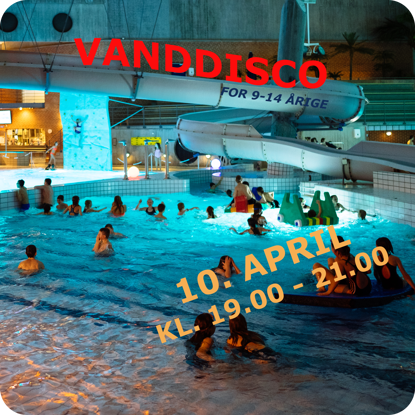 VandDisco 10. april i Køge Svømmeland