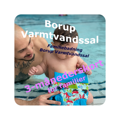 Borup Varmtvandssal familiebad 3 dage om ugen familiesvømning