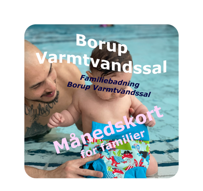Billede af Borup Familiebad 1 md. Søn. 12.00-14.00 (36dg)